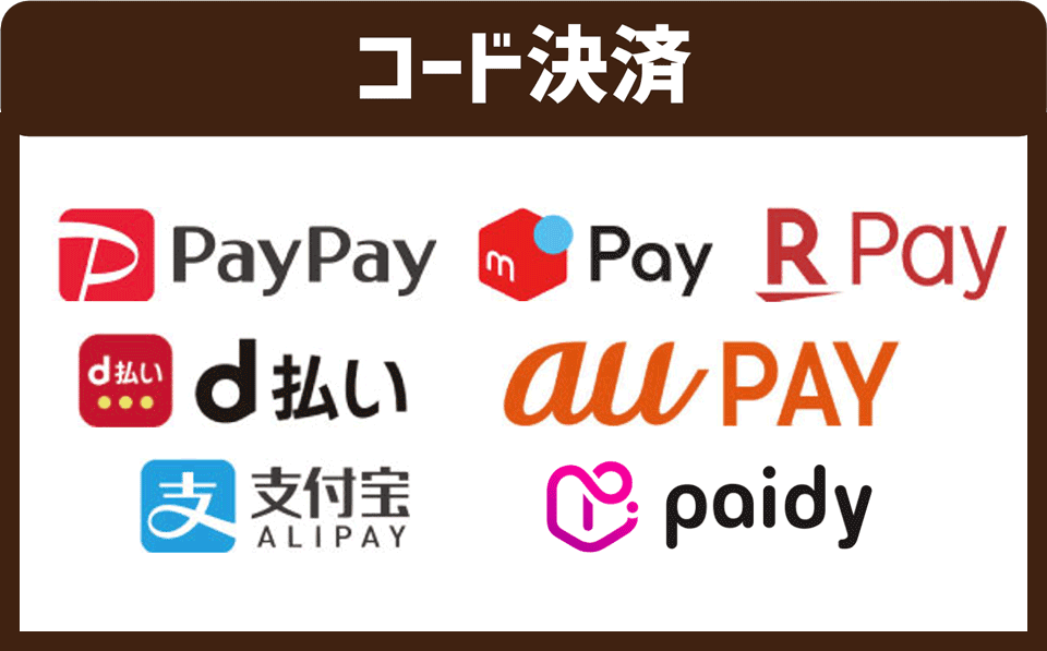 お支払い（コード決済）